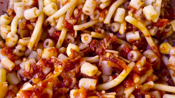 koshari - Egyptian street food